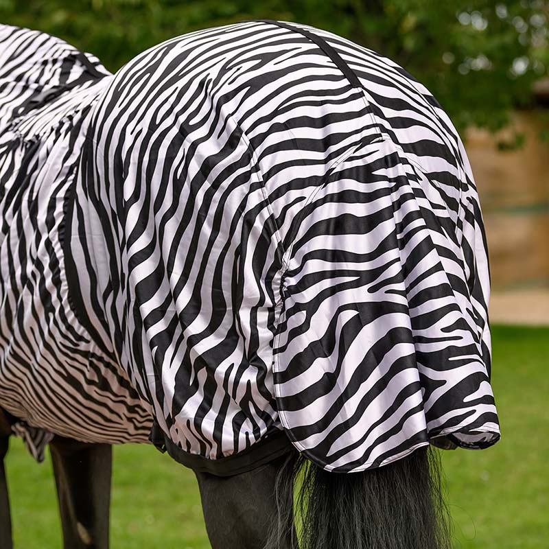 Coperta Zebra Anti-Eczema con collo per cavallo Waldhausen - 1278