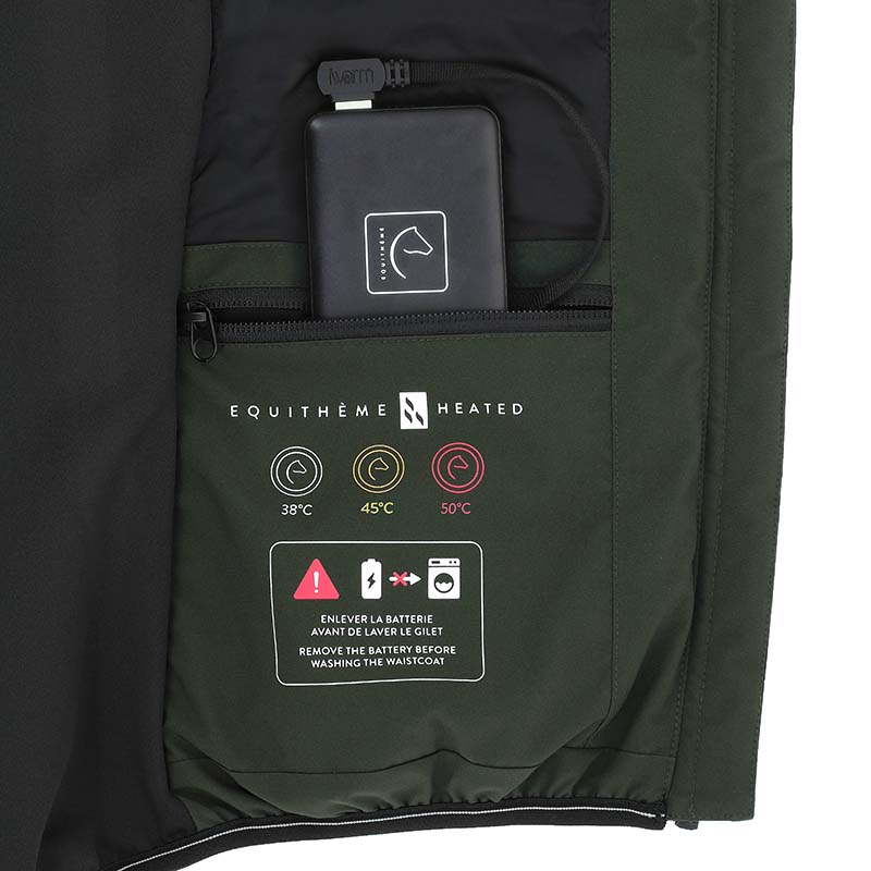 Gilet Riscaldato unisex Equithème mod. Sasha con temperatura regolabile - 3435