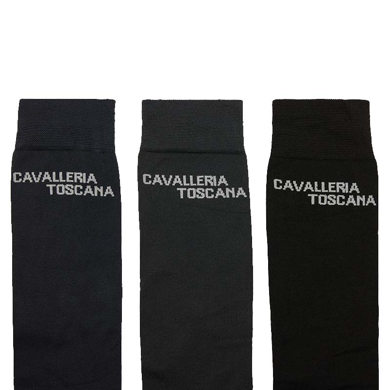 Set 3 paia calze tecniche unisex Cavalleria Toscana jacquard - 9617