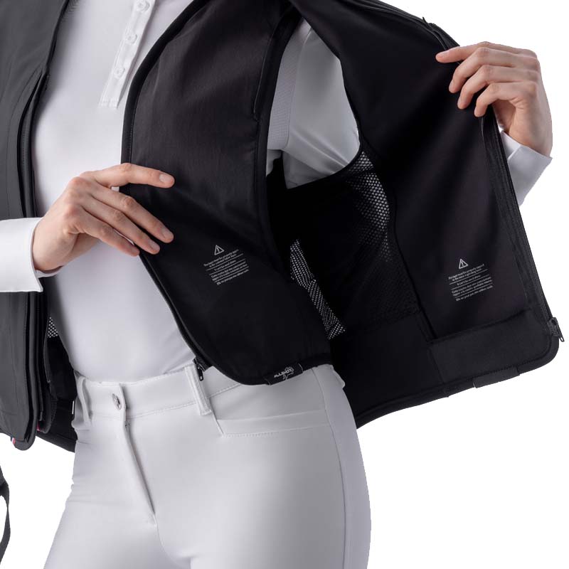 Bustino Equiline BELMOVE STRASS L2 sfoderabile con Airbag - equitazione e salto ostacoli - 5551