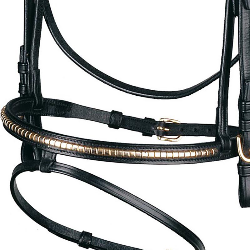 Briglia inglese Pariani con clincher ottonato - 2358