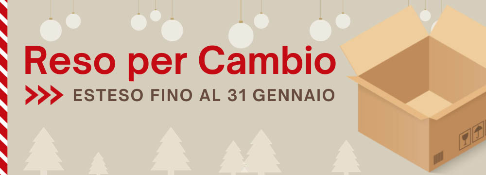 Regalo di Natale con taglia sbagliata? Cambia l'articolo!