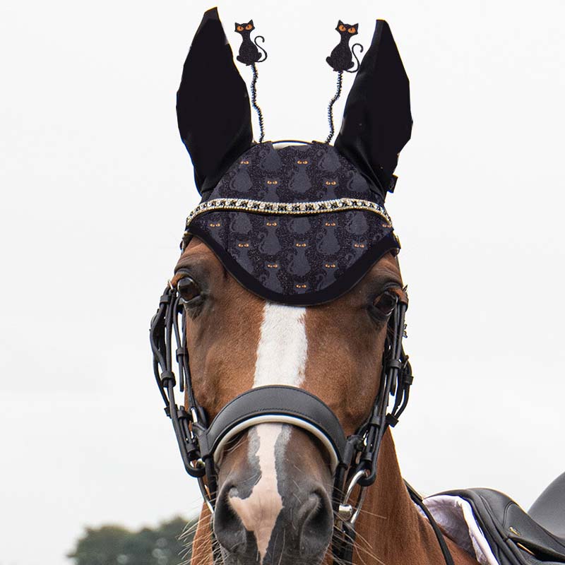 Cuffietta per cavallo fantasia Halloween - 0656