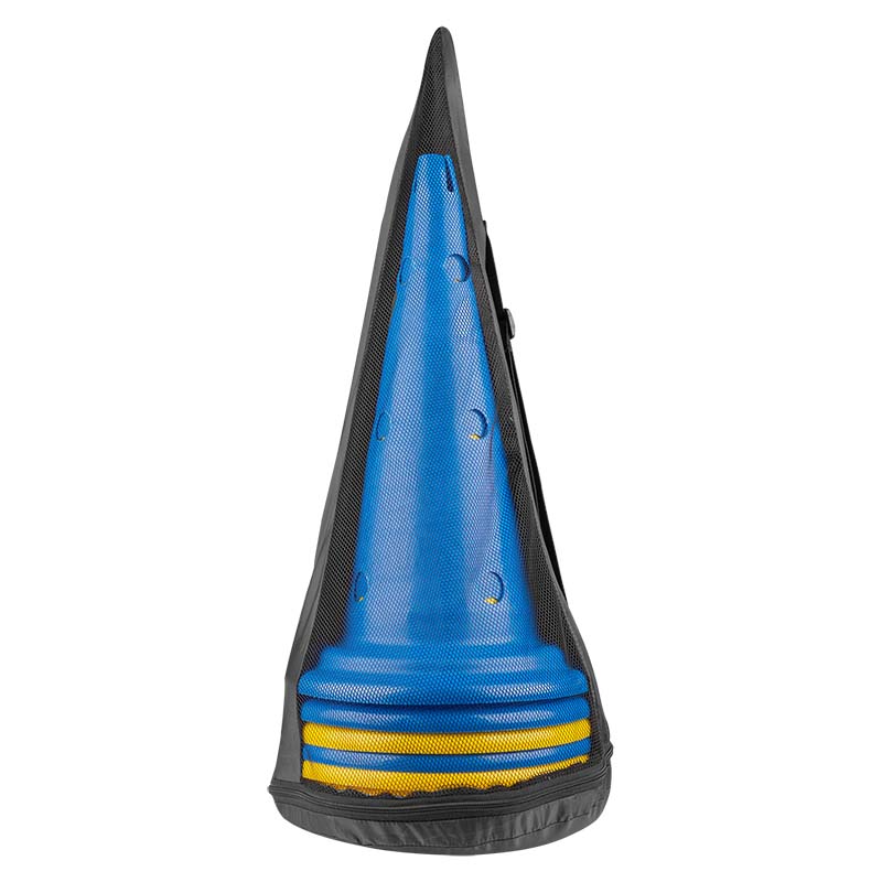 Coni in Plastica 50cm per Campo Ostacoli - set 8 pz - 6551