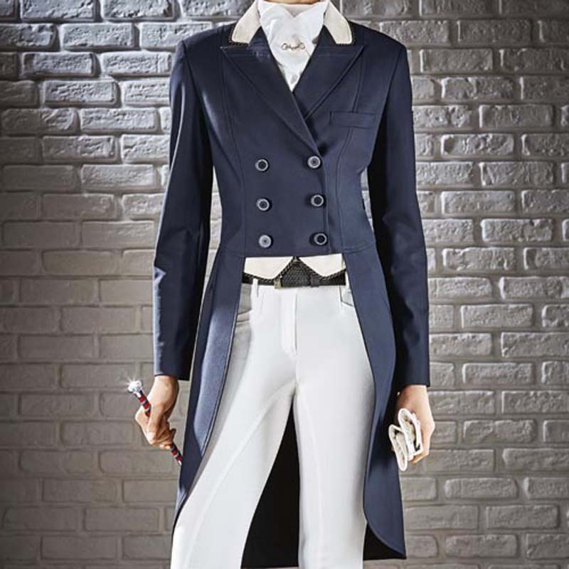 Giacca da dressage frac donna equiline modello cadence personalizzabile