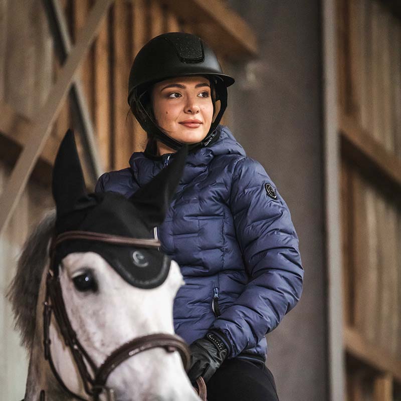 Piumino Equithème impermeabile da donna e ragazza con cappuccio - 3582