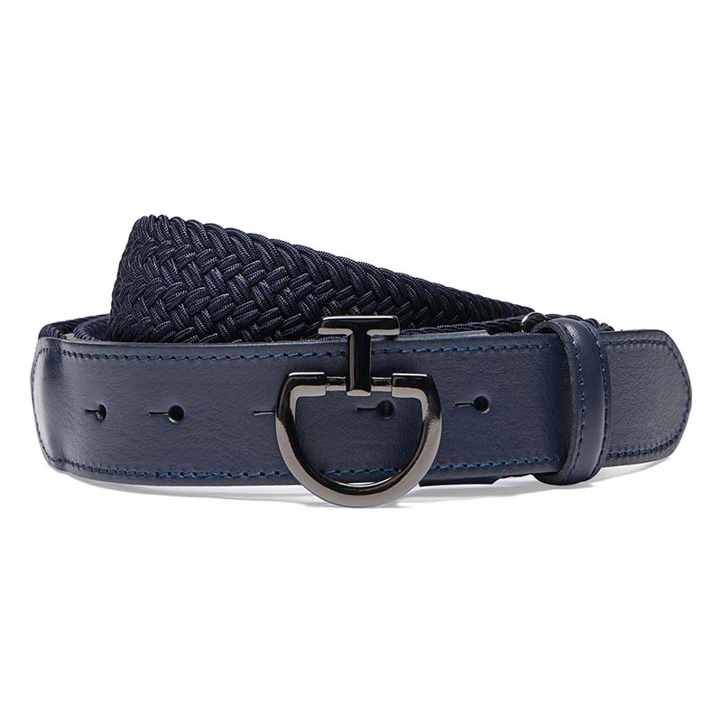 Cintura cavalleria toscana da uomo elasticizzata intrecciata
