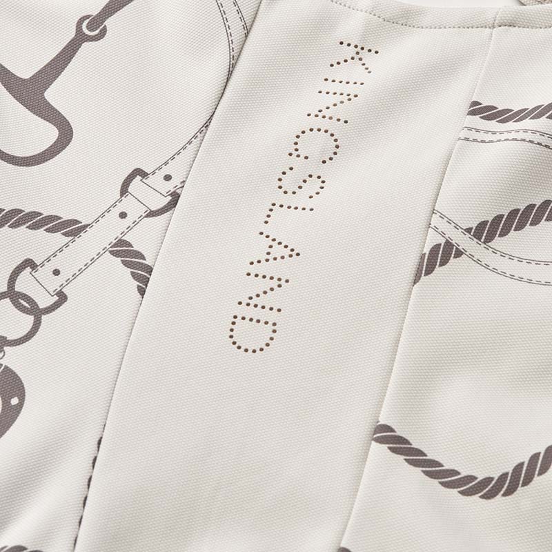 Polo smanicata donna da Allenamento Kingsland LARISSA con fantasia - 9358