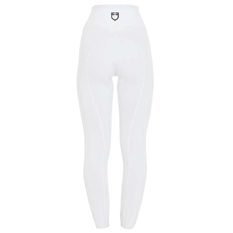 Leggings equitazione donna leggeri Equestro slim fit Full grip a vita alta - 3478