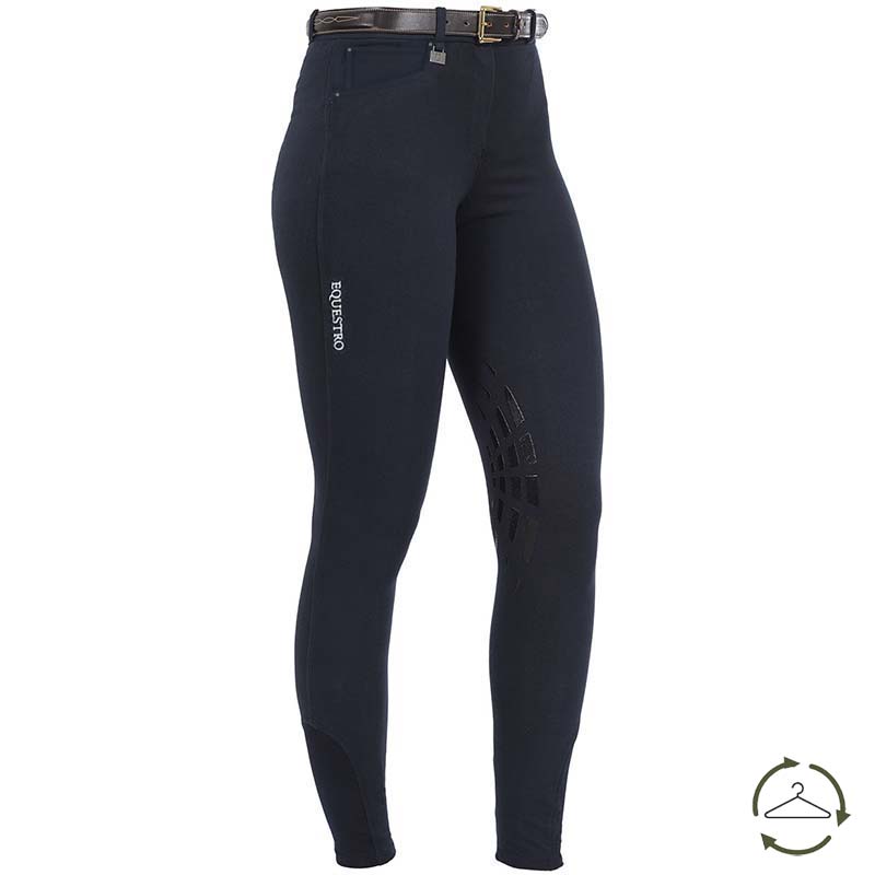 B-CHOICE | Pantaloni Equitazione Donna Equestro modello LEA (BLU, 34)