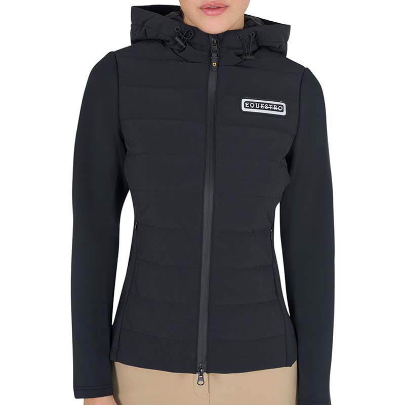 Giacca Piumino con Cappuccio Equestro da Donna