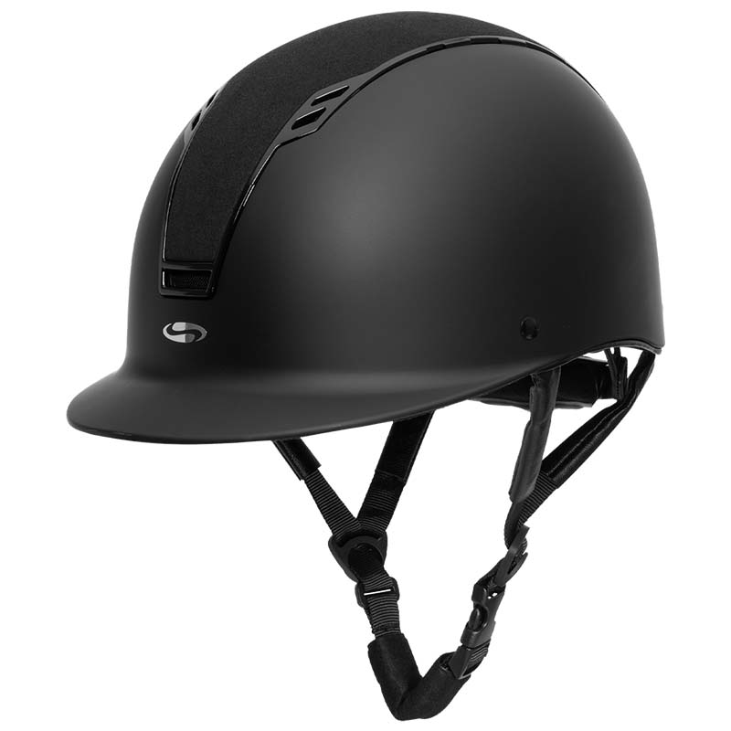 Casco equitazione SWING H22 con inserto velluto - 3290