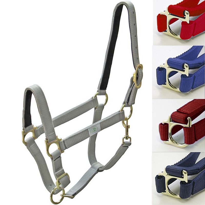 Cavezza sintetica Premium per Cavallo con interno in cuoio - 0315