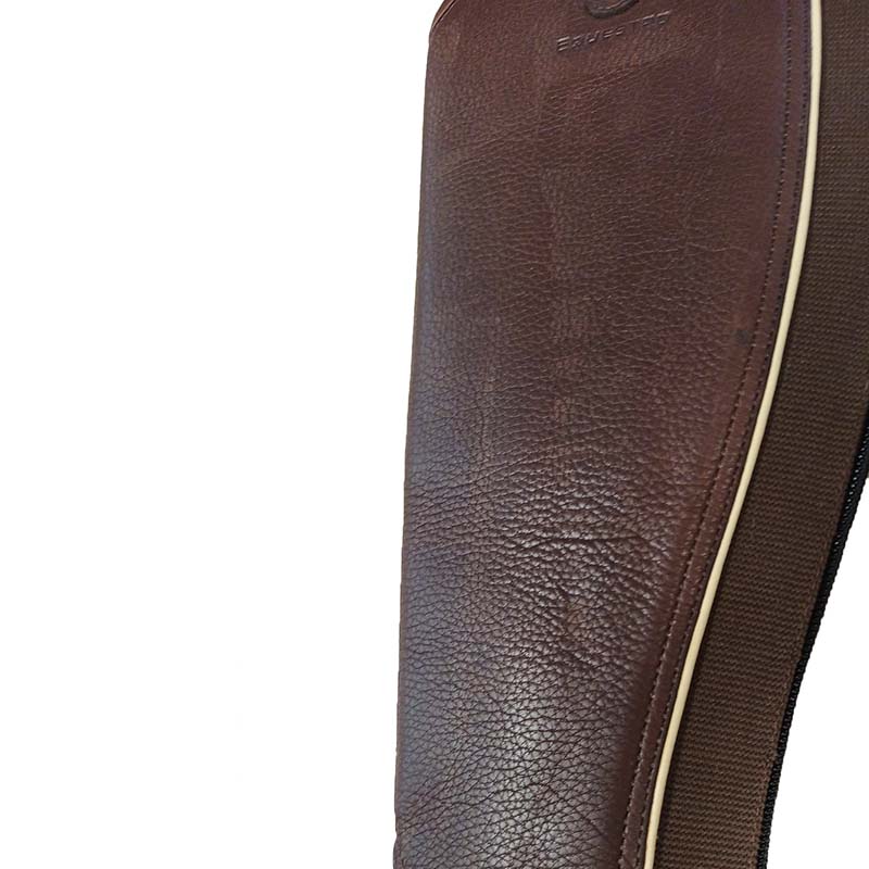 B-CHOICE | Ghette Equestro in pelle bottalata modello EXETER (MARRONE, XS) - B3560