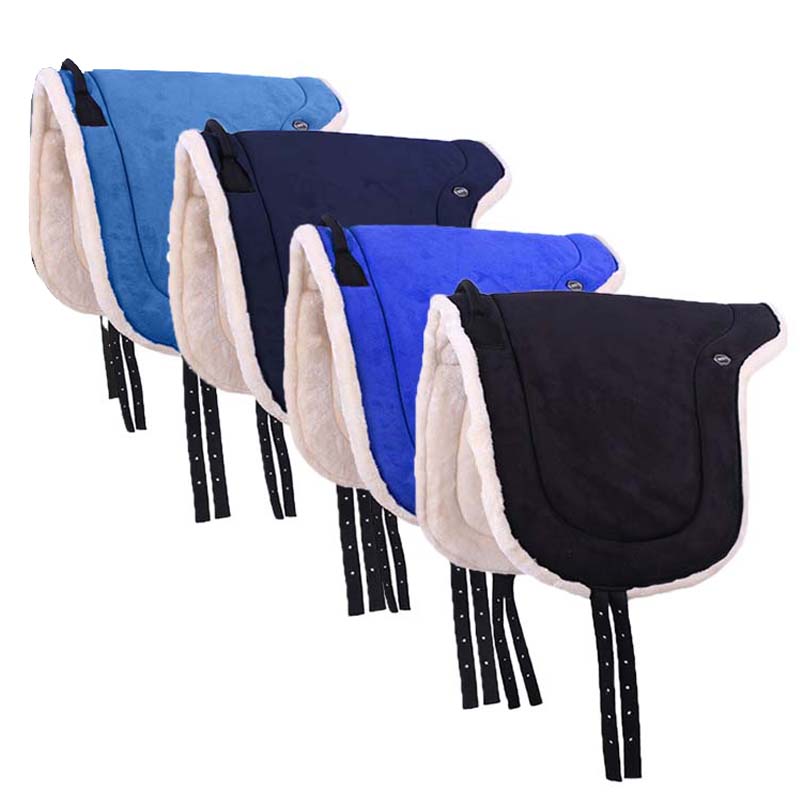 Bareback con maniglia QHP con agnellino sintetico - 5098