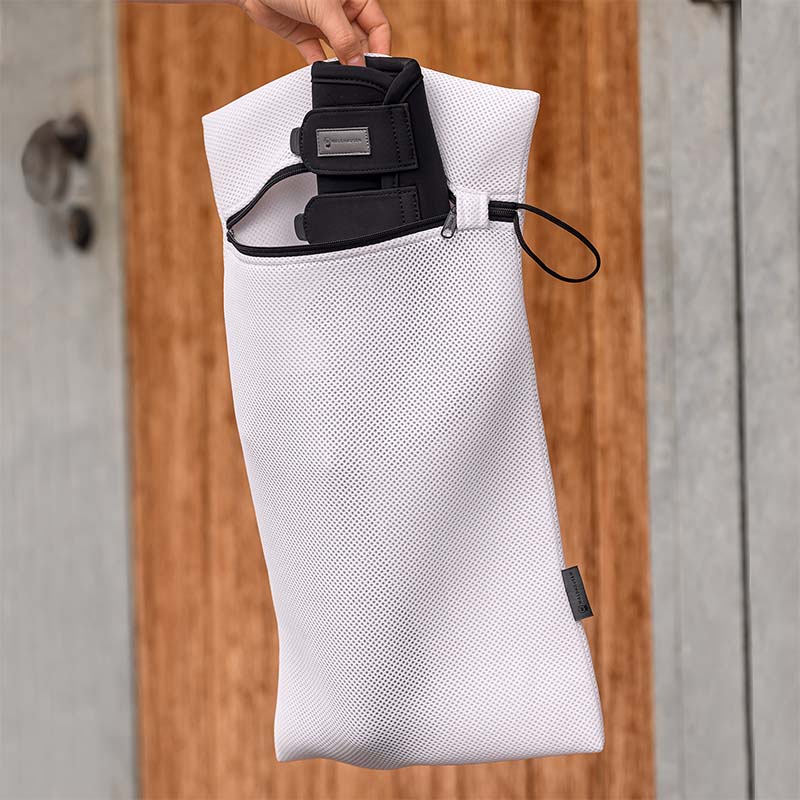Sacchetto a rete per Lavatrice PICCOLO 50x30 cm - adatto a fasce, cuffiette e capezze - 0125