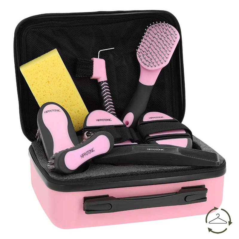 B-CHOICE | Valigetta da Grooming completa di accessori per Bimba (ROSA)