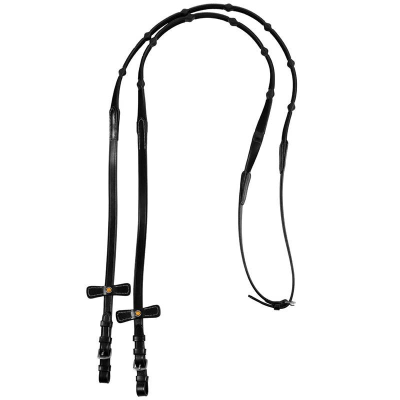 Redini Inglesi Stopper Equestro in cuoio con grip in gomma - 2377