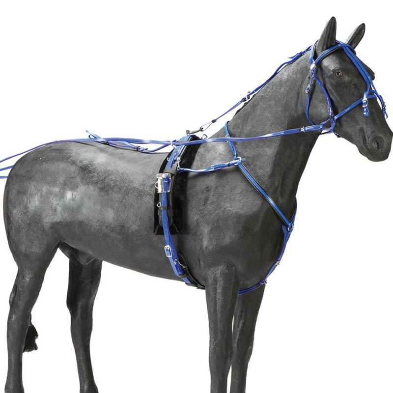 Finimento daslo da trotto completo in pvc con quick hitch - 0945