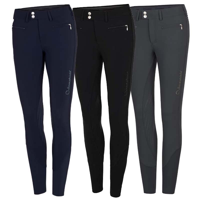 Pantalone da equitazione Samshield da donna modello Adele con Knee grip - 3970