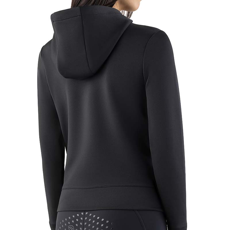 Felpa invernale da Donna Equiline in tessuto tecnico con stampa logo - 9295