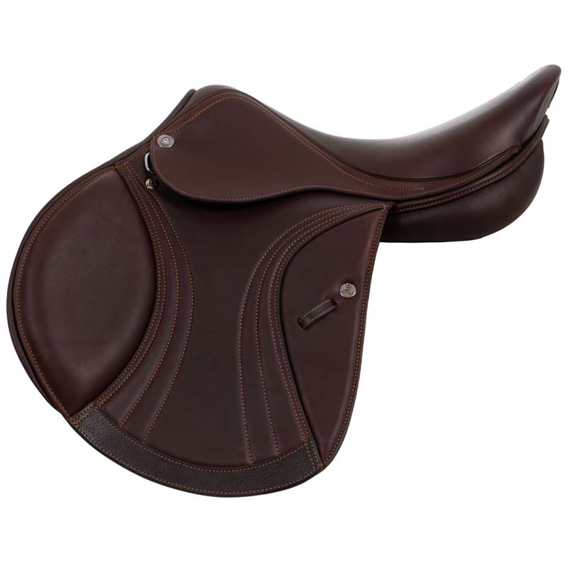 Sella da salto kc race 2.6 acavallo con arcione in kevlar