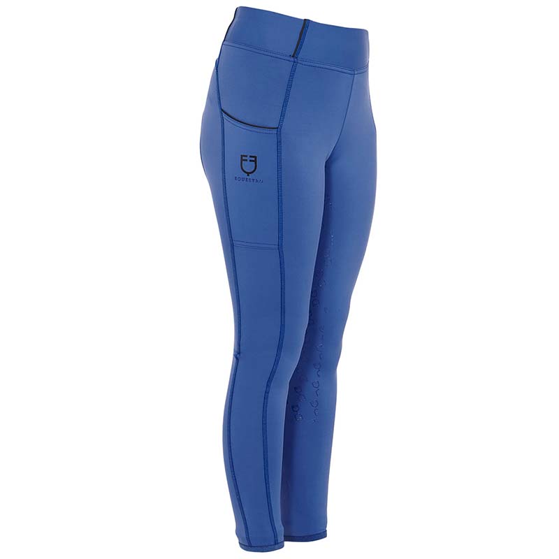 Leggings Invernali Full-Grip Equestro da bambina con fodera in Pile - 9785
