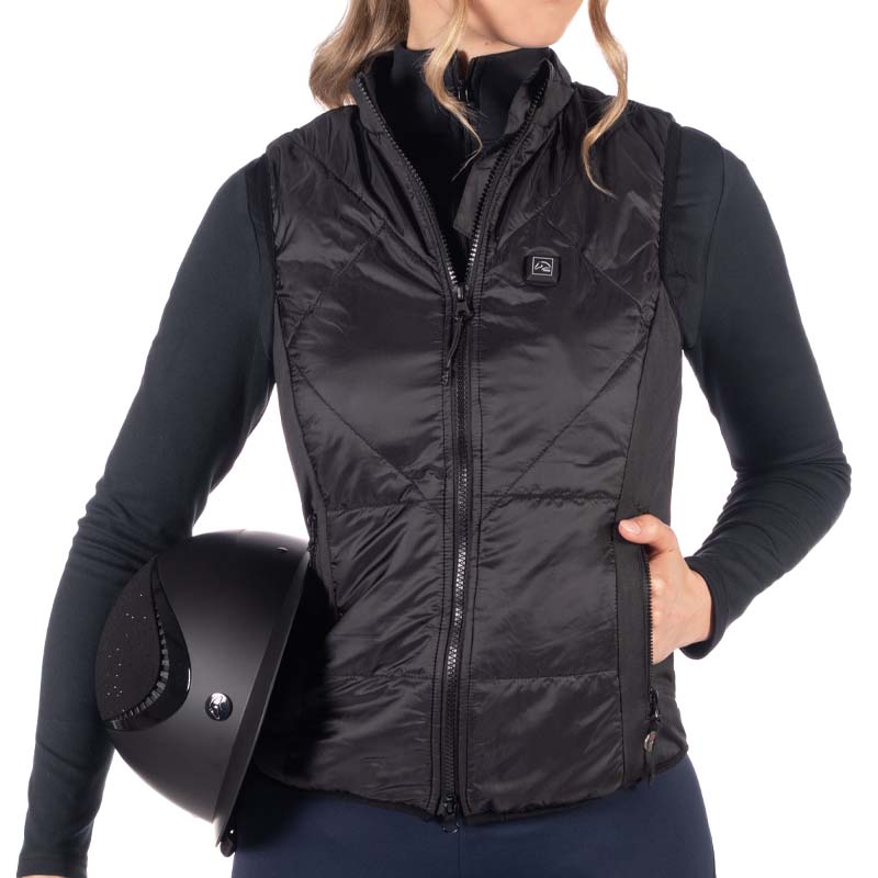 Gilet Riscaldante Donna Slimline HKM con imbottitura termica - 3418
