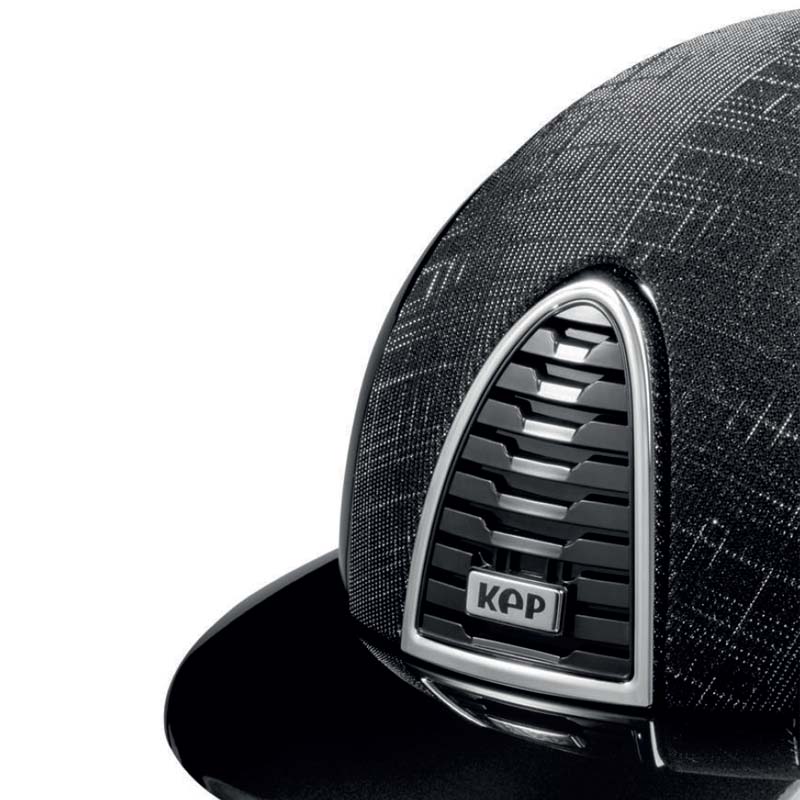 Casco KEP ITALIA Cromo 2.0 Textile - frontale Glitter Galassia - 3328