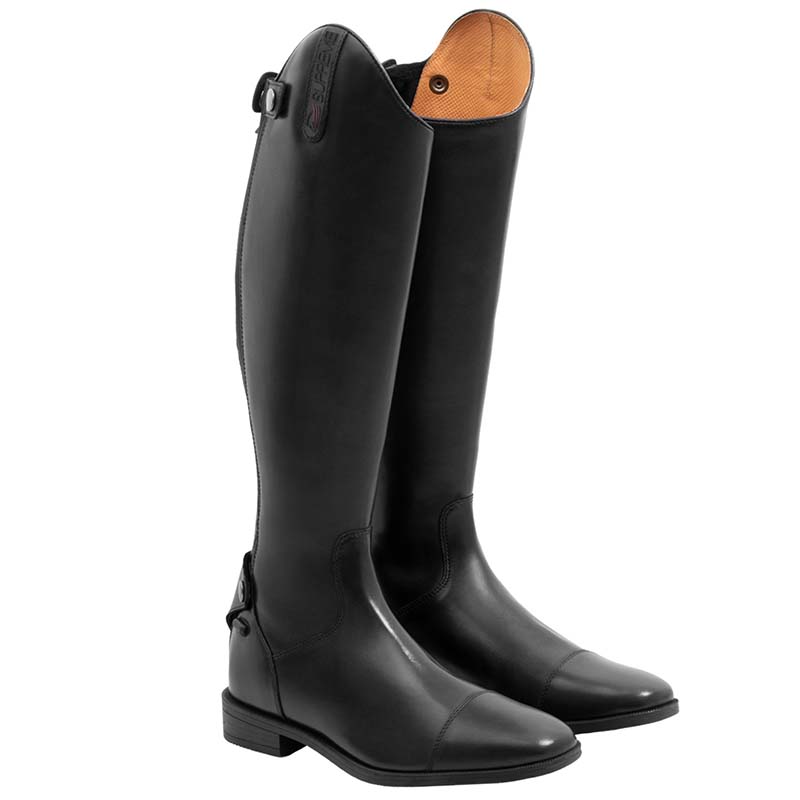 Stivali equitazione supreme unisex in pelle liscia (40, wide)