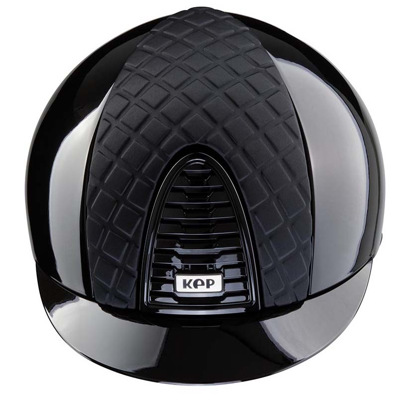 Casco equitazione kep italia cromo 2.0 polish con raso - collezione milano - 3431
