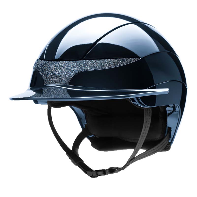 Casco equitazione Equiline XANTO con Fregio Swarovski - visiera standard - 3270
