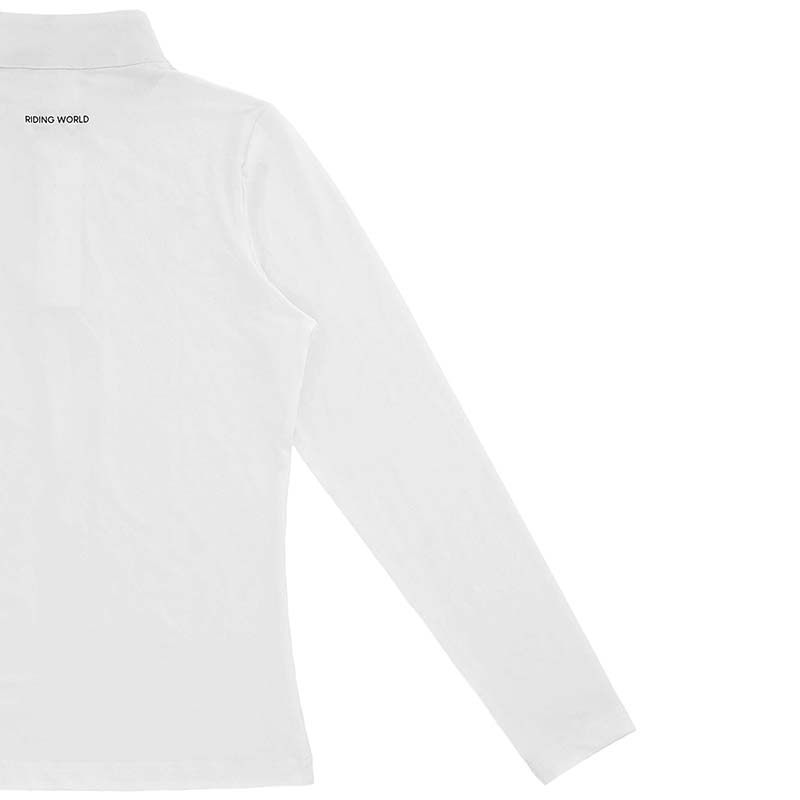Polo da Concorso da donna a maniche lunghe modello Reine con zip - 2255