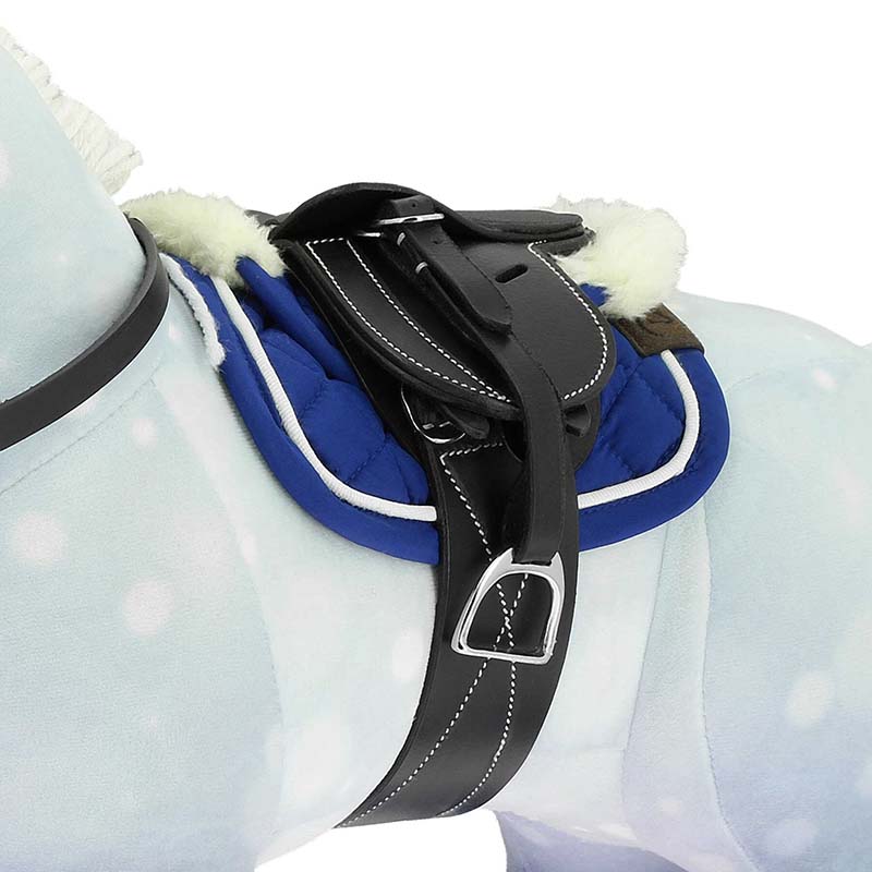 Mini Sella Inglese con sottopancia e staffe - PONY ACADEMY - 0133