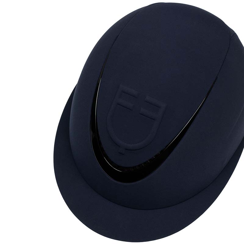 Casco equitazione Equestro logo in rilievo con visiera larga - 3226