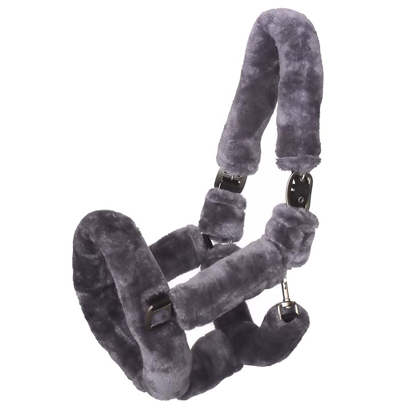 Cavezza Morbida per Cavallo rivestita in agnellino sintetico - 0314