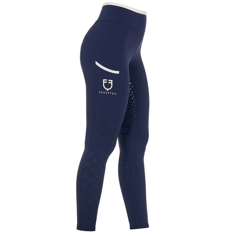 Leggings estivi Equestro da Donna Full grip - inserto traforato sulla gamba - 9787