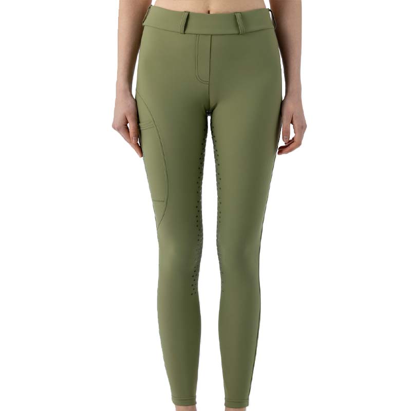 Leggings a vita alta donna equiline ednaf - full grip