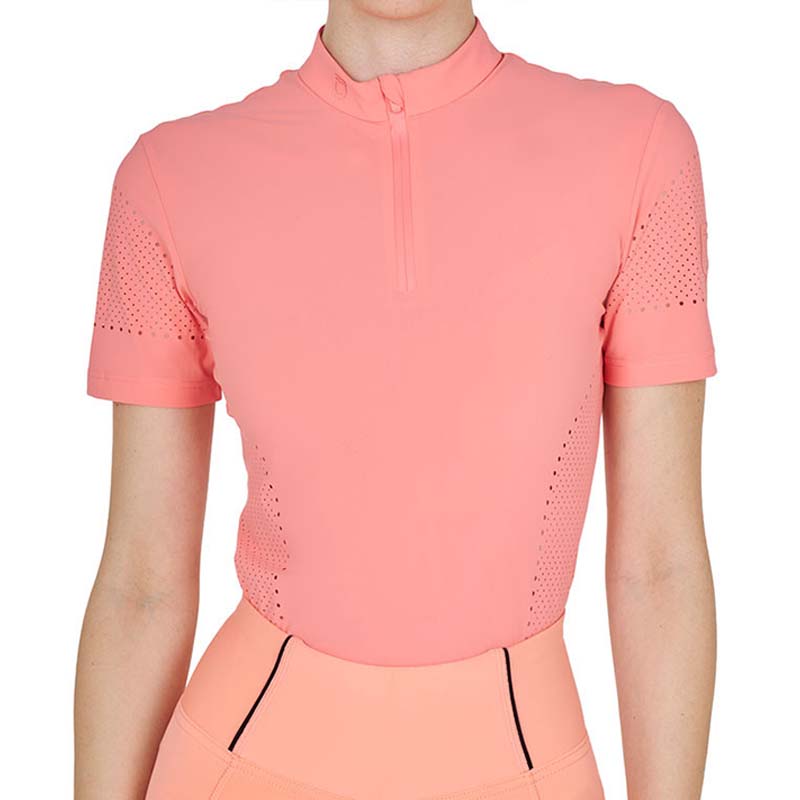 Maglia Tecnica Equestro a Maniche corte da donna - design traforato - 9056
