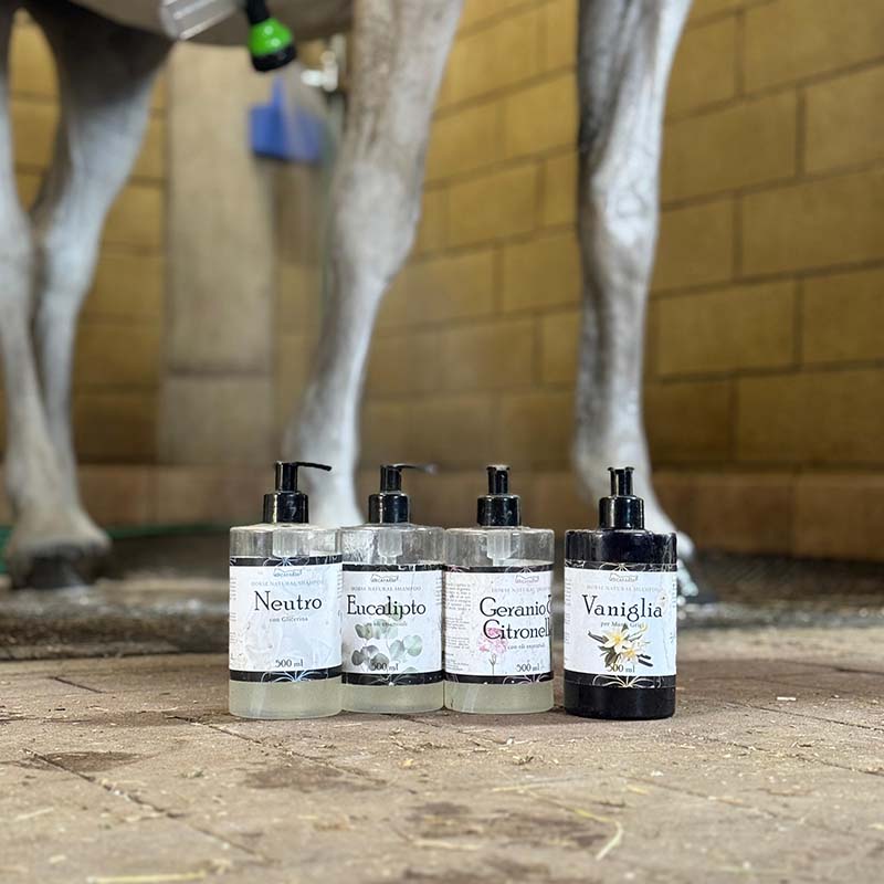 Shampoo Naturale alla Vaniglia per Cavalli Grigi Arcafarm 500 ml - 1059